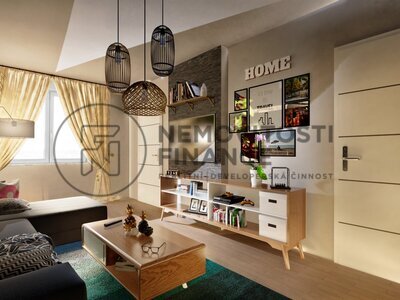 Prodej bytu 2+1, 54,6 m² se zahradou 220 m² a parkovacím místem – Kaliště (Nadějkov u Milevska)